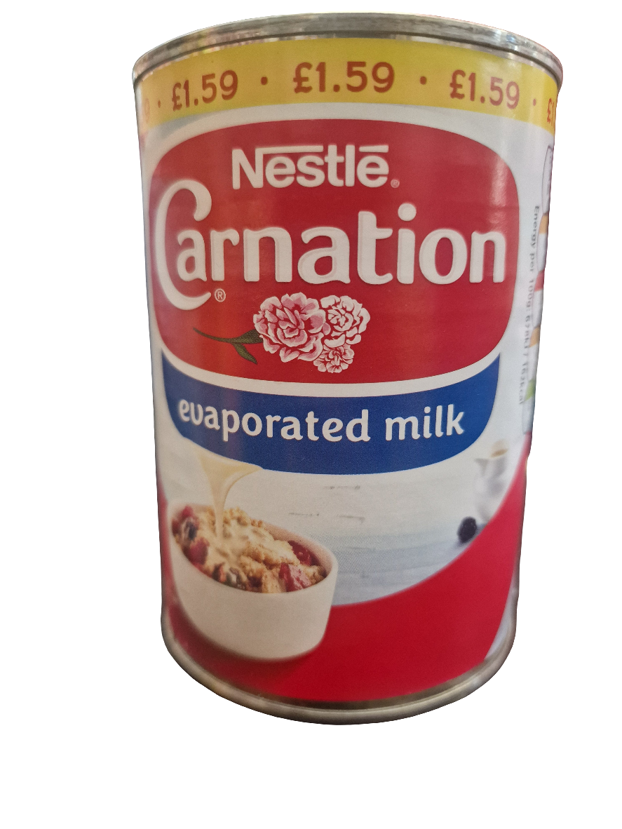 Carnation evaporated milk