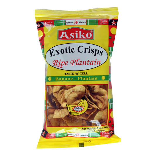 Asiko plantain chips slightly salted