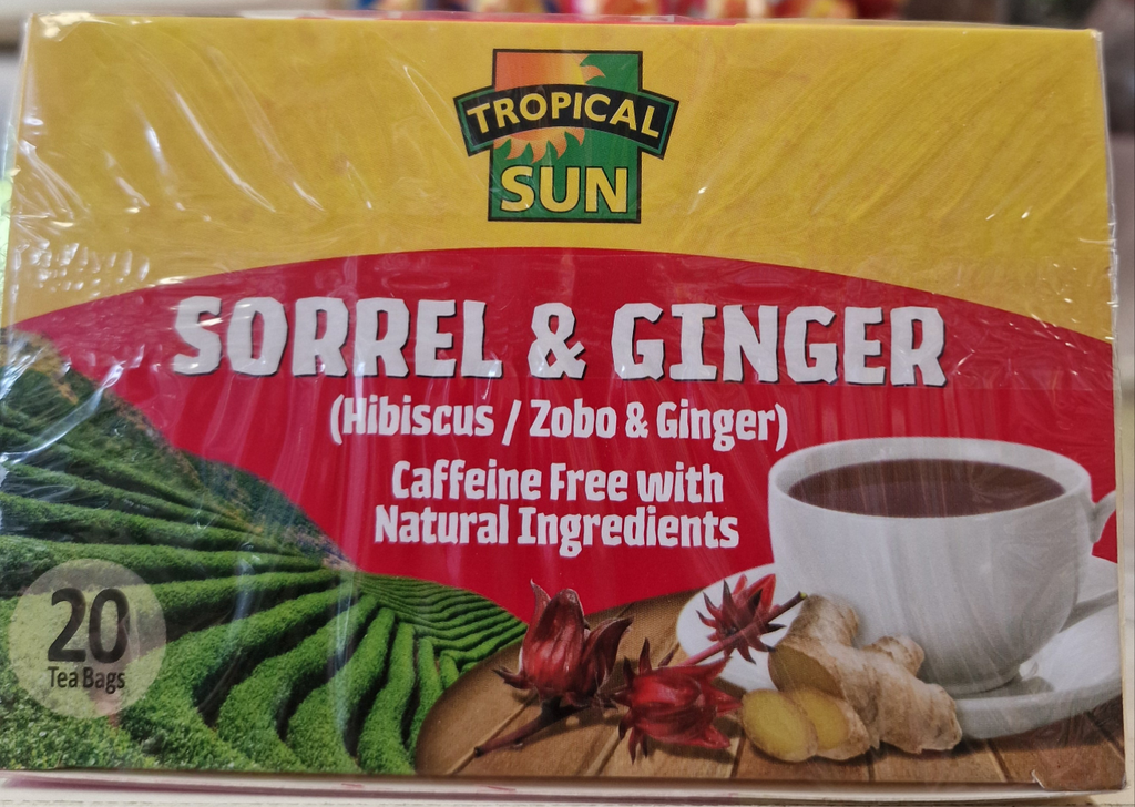 Tropical sun sorrel & ginger tea