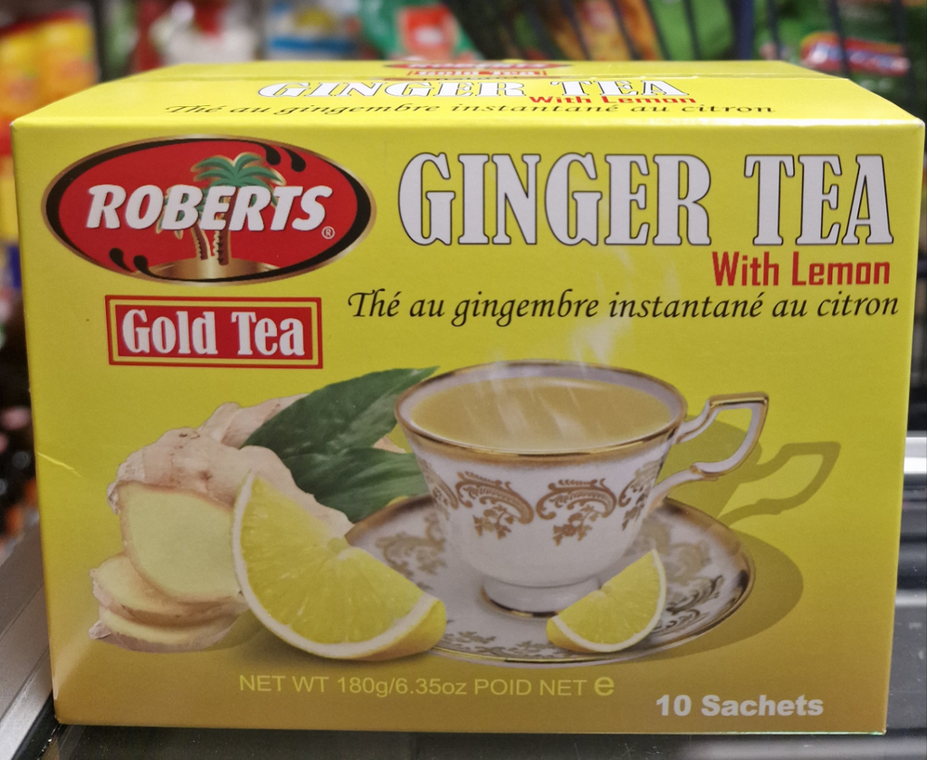 Roberts ginger lemon tea