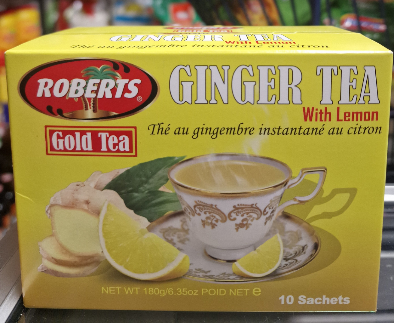 Roberts ginger lemon tea