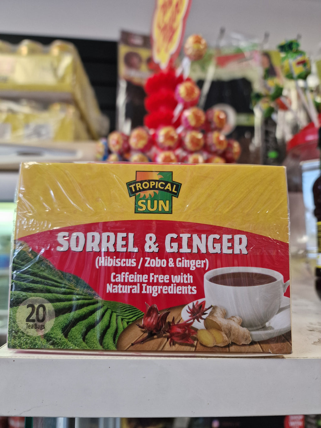 Tropical sun sorrel & ginger tea